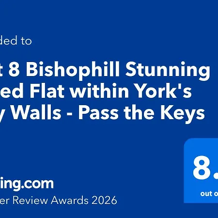 Flat 8 Bishophill Stunning 1-bed Flat Within York's Walls - Pass The Keys 约克